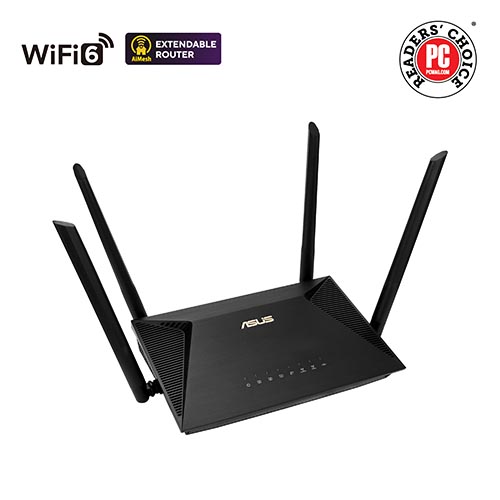 ASUS RT-AX53U (AX1800) Dual Band WiFi 6 Extendable Router